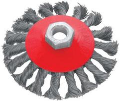 Modeco vielinis diskinis šepetys, skirtas 115 mm šlifuokliui (MN-69-121)