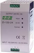 F&F Impulsinis maitinimo šaltinis 230VAC / 24VDC 120W 5A (ZI-120-24)