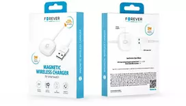 Forever MASM-100 belaidis įkroviklis laikrodžiui 3W baltos spalvos