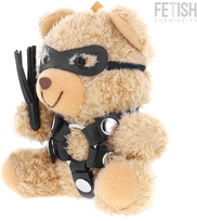 Rebel Fetish Submissive Ted Teddy Bear Model 2 - Collectible Plush with Harness