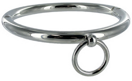 Metal Hard Steel Collar with O-Ring, 18 cm, Shiny Finish, Adjustable