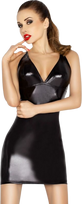 Passion Woman Sets Passion Hellen Woman Dress & Thong Set Juodas S/M - Elegant Lingerie Duo