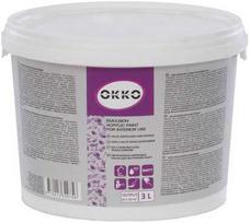 Emulsiniai dažai Okko, balti, 3 l