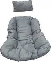 Pagalvė krėslui-sūpynėms FC1071 112x83x12cm antracito spalvos