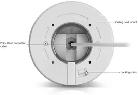Ubiquiti UVC-G6-Pro-Turret-W Visoms oro sąlygoms atspari 4K PoE+ kamera su „Multi-TOPS“ dirbtinio intelekto varikliu, 2,36 karto optiniu priartinimu ir dideliu 1/1,2 colio CMOS jutikliu, užtikrinančiu išskirtinį aiškumą esant prastam apšvietimui ir didelio nuotolio IR naktinį matymą.
