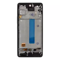 Dėklas For_Samsung LCD display + Touch Unit + Front Cover for Samsung A536B Galaxy A53 5G Juodas