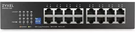 Šakotuvas Switch ZyXEL GS1100-16S 16 port Gigabit - DIP selector Unmanaged Switch (GS1100-16S-EU0101F)