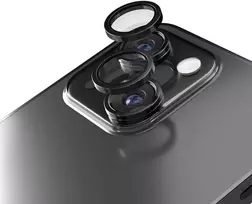 „Telforceone“ galinio fotoaparato objektyvo apsauga, skirta „iPhone 14 / 14 Plus“, juoda