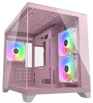 COUGAR Mini Tower Case, FV150 ARGB, Rožinė, Mini Tower, PC, Rožinė, micro ATX, Mini-ITX, Gaming, Multi