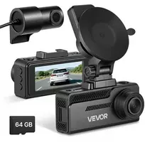 Vevor Priekinė ir galinė vaizdo registratorius 4K+1080P