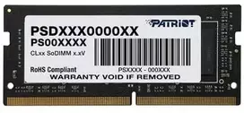 RAM Atminties Modulis - Patriot SO-DIMM DDR4 8GB 3200MHz 260-Pin 1.2V Juodas