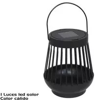 Juodas saulės žibintas, 1 LED, 12.50 x 12.50 x 15.00, GARDEN ENJOY