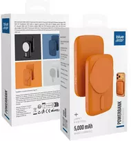 BlueStar Powerbank compatible with MagSafe Blue Star Slim DG-P8 15W 5000 mAh oranžinis