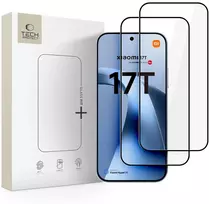 Grūdintas stiklas Tech-Protect Glass Fit+ 2 vnt. Xiaomi 17T juodos spalvos