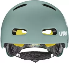 Šalmas Uvex kid 4 style MIPS spray sage žalias matt-55-58CM