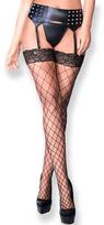 Chilirose Accesories Chilirose CR 4609 Juodas Mesh Thigh-High Stockings S/L
