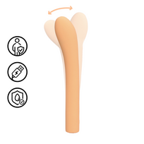 Loveline By Shots Loveline Peach Fuzz Rechargeable G-Spot Massager, Flexible Silicone