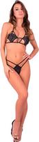 Livco Corsetti Sets LivCo Corsetti Jimena LC 20216 Set - Juodas Bra & Thong, One Size