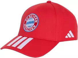 Kepurė su snapeliu adidas Bayern Monachium raudona KT3395 (Dorośli M/L)