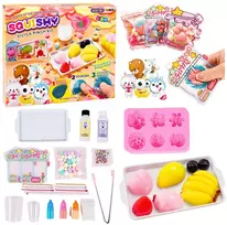 Lean Toys Kūrybinis vaisių formų squishy rinkinys