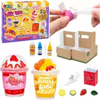 Lean Toys Kūrybinis miniatiūrinių pieno arbatos gėrimų rinkinys