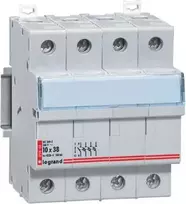 Legrand Cilindrinis saugiklio jungiklis 3P+N 10x38mm RB348 (005848)