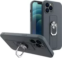 Hurtel Ring Case silikoninis dėklas Galaxy A33 5G – mėlynas