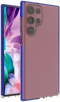 Hurtel Spring Case TPU dėklas Galaxy S22 Ultra – tamsiai mėlynas