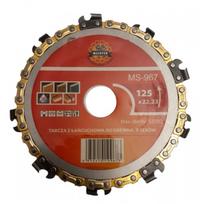 Pjovimo diskas su grandinė medžiui 125mm 9T