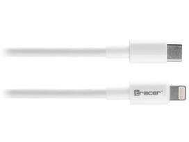 Planšetdatori ir planšetinių kompiuterių priedai // USB Kabeliai // Kabel TRACER USB Type-C - Lightning M/M 1,0m