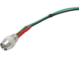 Elektros prekės // Elektromedžiagų išpardavimas | Žemų kainų akcijos // 0573# Dioda led 5mm (biała 12v)kontrolka z przewodem