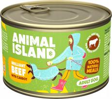 Animal Island Beef with carrots - wet dog food - 410 g