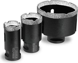 Dedra Set of diamond corers Vacuum Brazed 28,35,68mm 3 pcs.