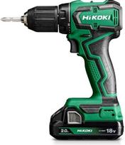 Hikoki AKU drill-driver. 18V, 55nm, 2x2Ah, BL