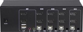 Inter-Tech AS-42HA HDMI KVM switch Black
