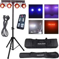 Light4Me LED BAR COB PAR 4x30W with stand and cover