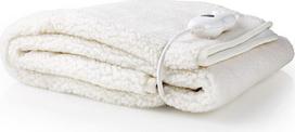 Nedis 1 Person, 150 x 80 cm, 3 Heat Settings, Washable, Overheating protection, Polyester / Synthetic, White