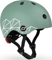 Scoot And Ride - Lifestyle Bicycle Helmet 45-51 cm - Green lines (96562)