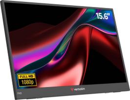 Verbatim Portable 15.6" FHD Monitor LIGHT Portable monitor Black 15.6" LCD 1920 x 1080 pixels