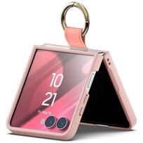 Mercury Gold Ring case for Samsung Galaxy Z Flip 7 in pink