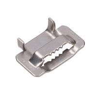 Extralink Steel clamp | for 20mm steel strap, with teeth