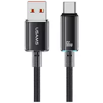 USAMS Cloud Series US-SJ658 data transfer and charging cable | USB-A to USB-C | 30W | 1.2m | black