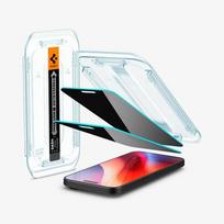 Spigen GLAS.tR EZ Fit | Privacy Clear screen protector for Apple, 2 pack