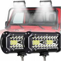 Žibintai LED automobiliui ir technikai, 10–24 V, IP68 ,120 W
