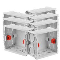 Ugniai atspari PVC montavimo dėžutė, Baltas