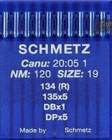 Adatų rinkinys pramoninėms siuvimo mašinoms Schmetz 134(R) Nr. 120 10 vnt.