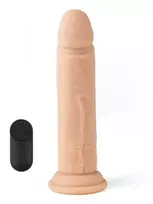 Realistic Vibrating Dildo With Remote 18,5 cm