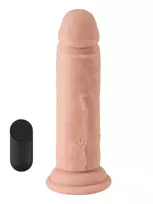 Realistic Vibrating Dildo With Remote 16,5 cm