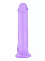 Realistic Penis Crystal Jellies Purple 21,6 cm