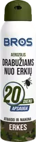 Aerozolis drabužiams nuo erkių BROS 90ml